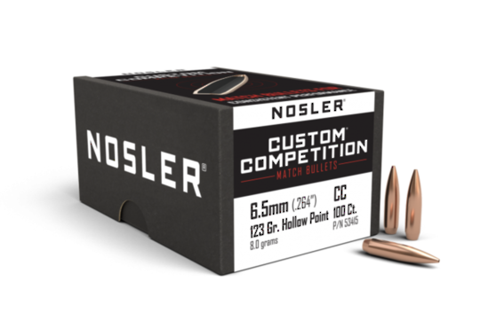 Nosler Custom Competition 6.5mm 123gr HPBT #53415